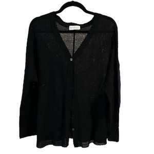 Black Button Down Sweater